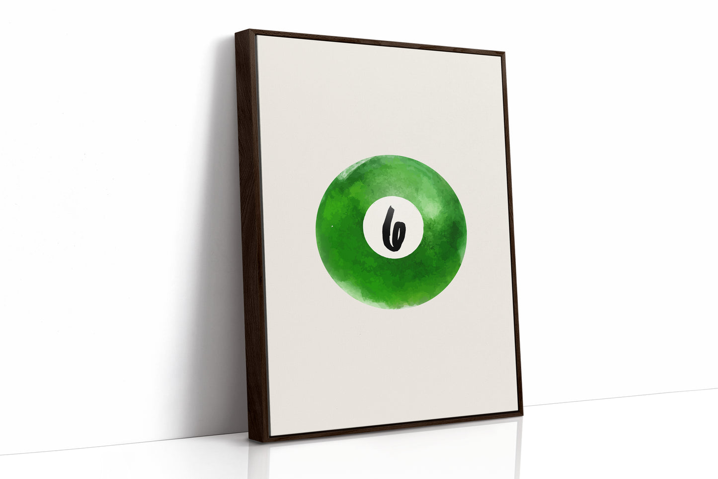 Lucky Six Floats In Emerald Depths