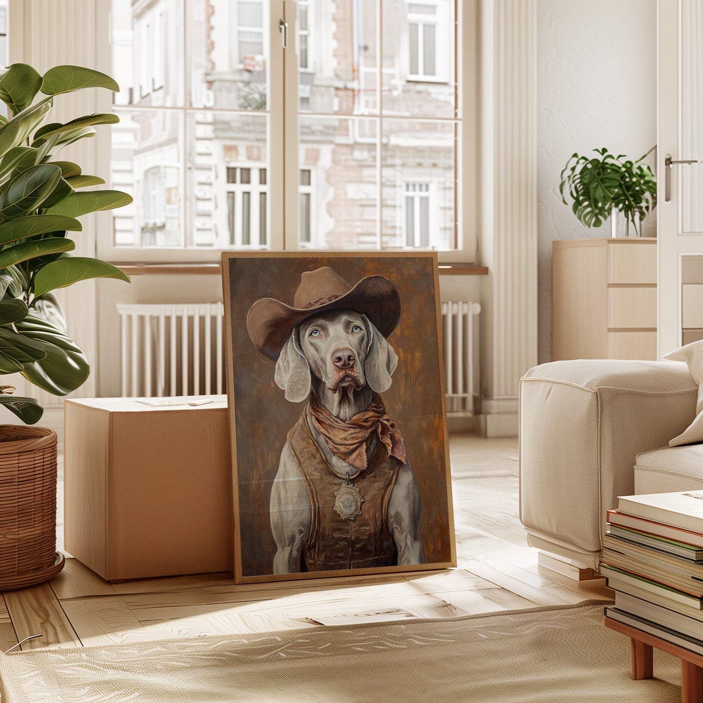 Weimaraner Desert Deputy