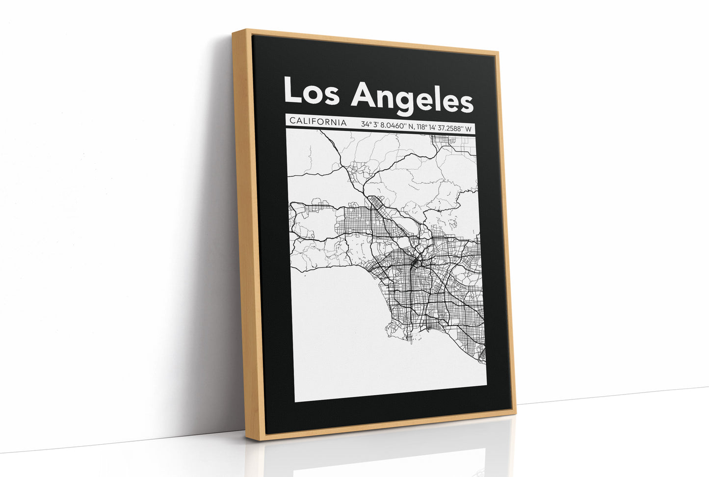 Los Angeles, Mapped in Black