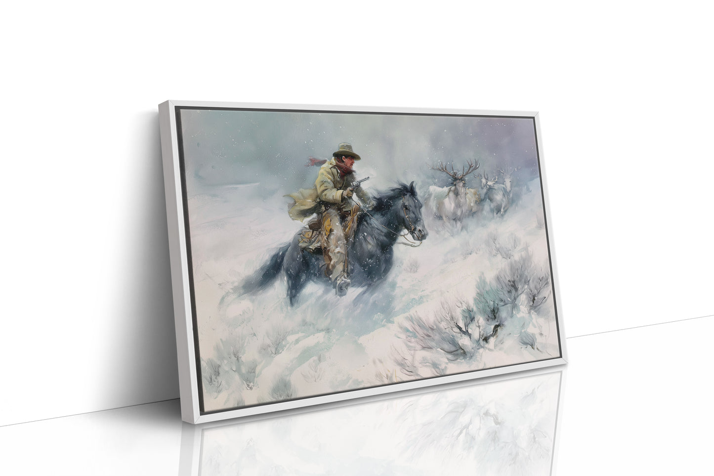 Wild Chase Through Winter Storm