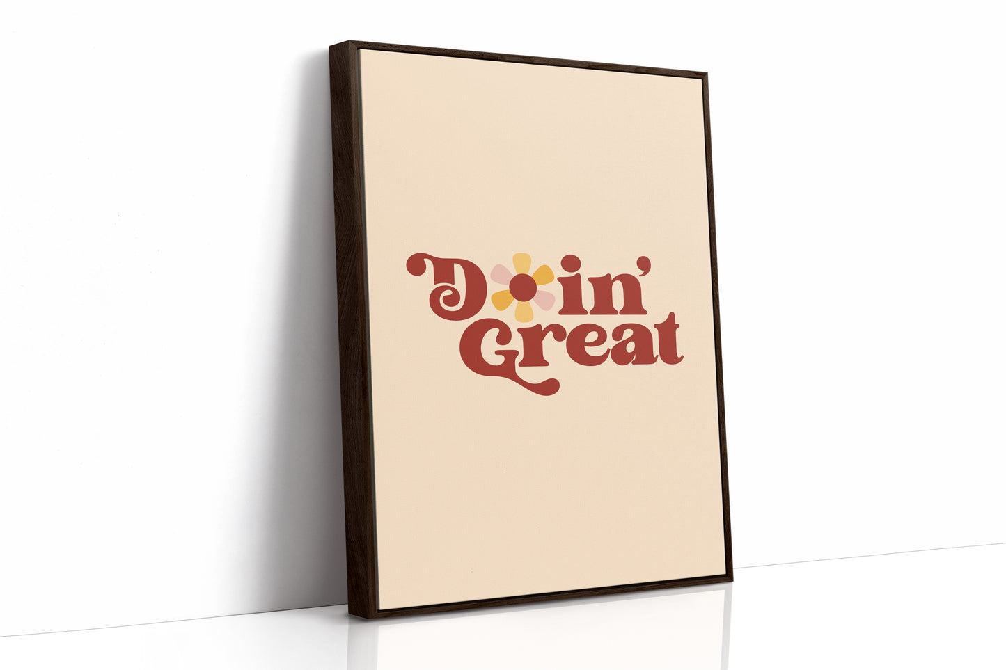 Retro Daisies Dance Through Time