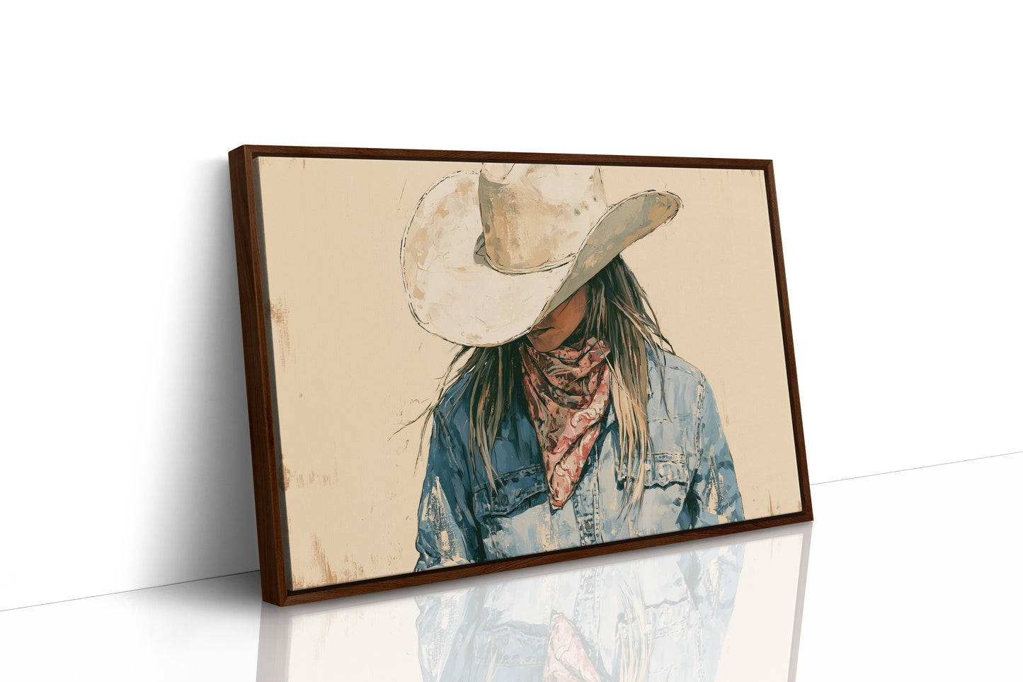 Bandana and Denim Portrait
