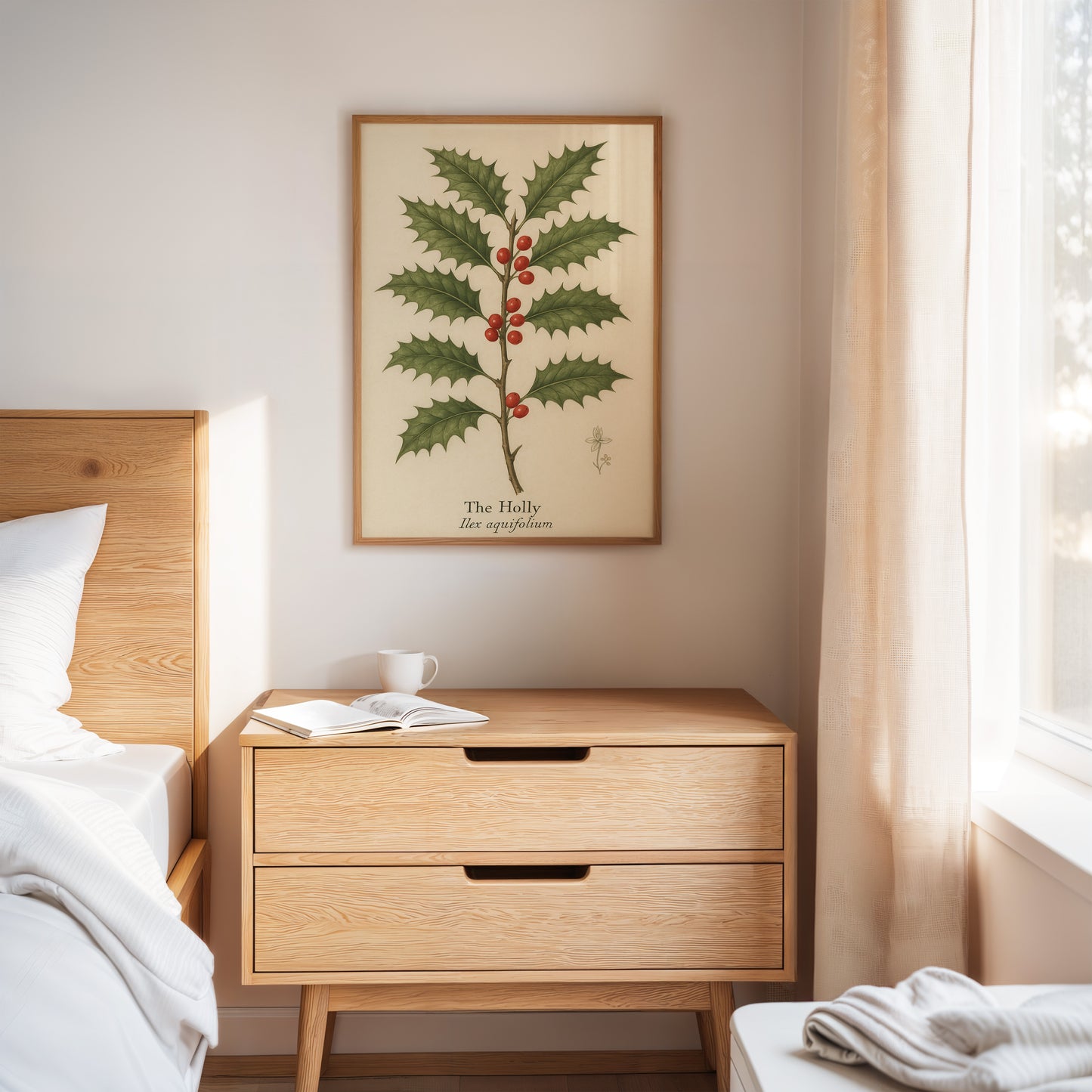 The Holly Botanical Art Print