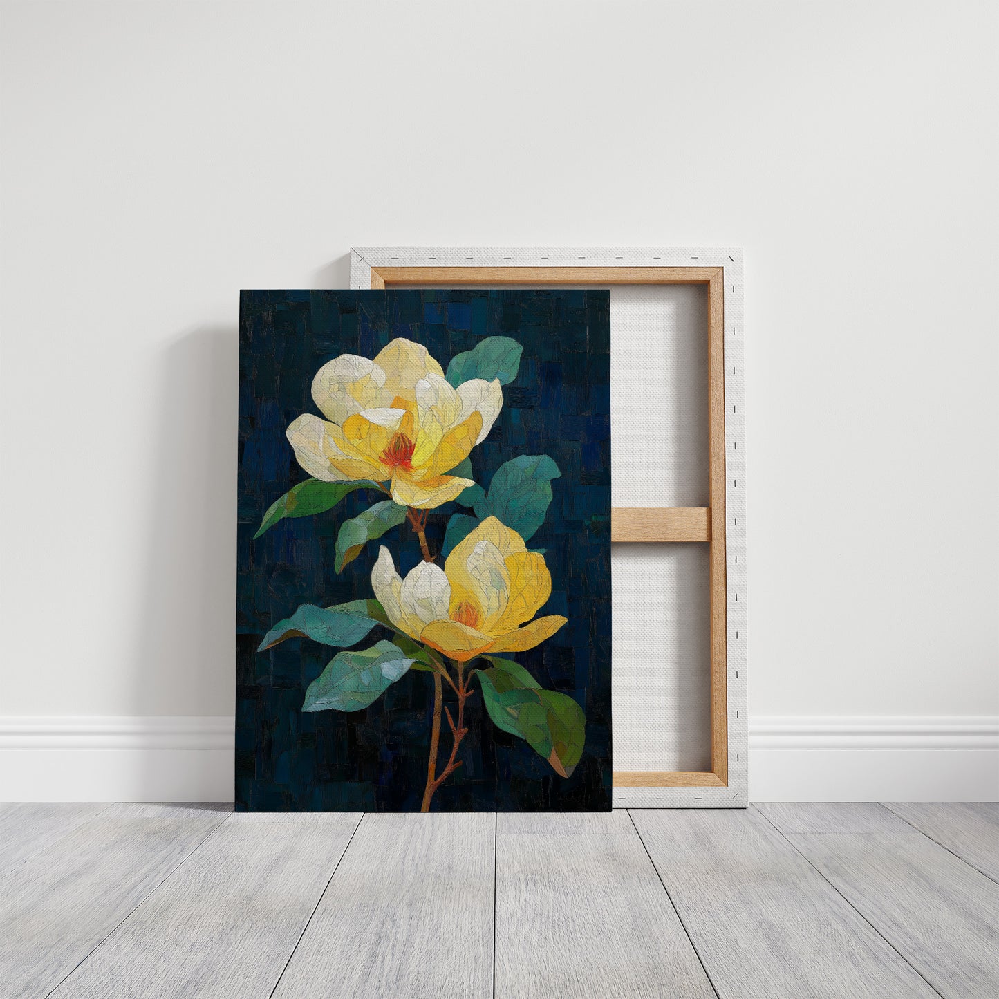 Yellow Magnolias at Midnight