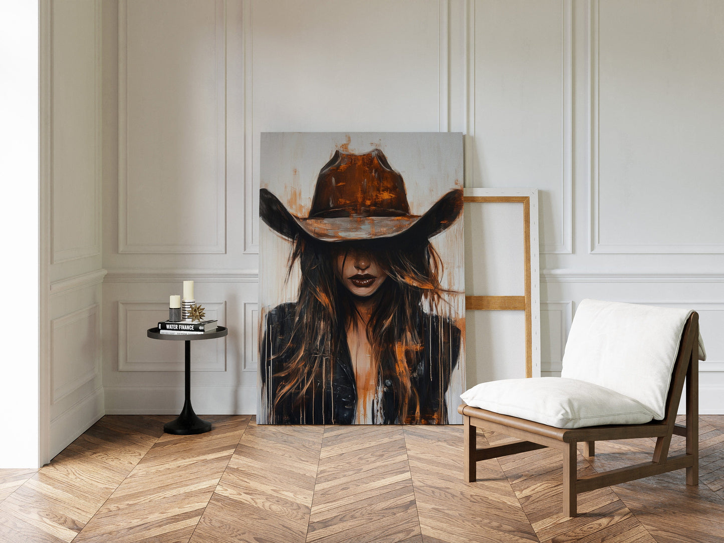 Cowgirl in Crimson – Modern Western Grit