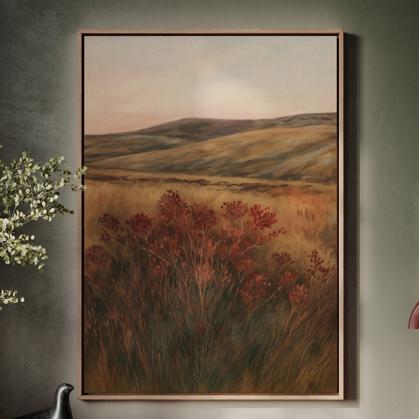 Crimson Sage at Golden Hour