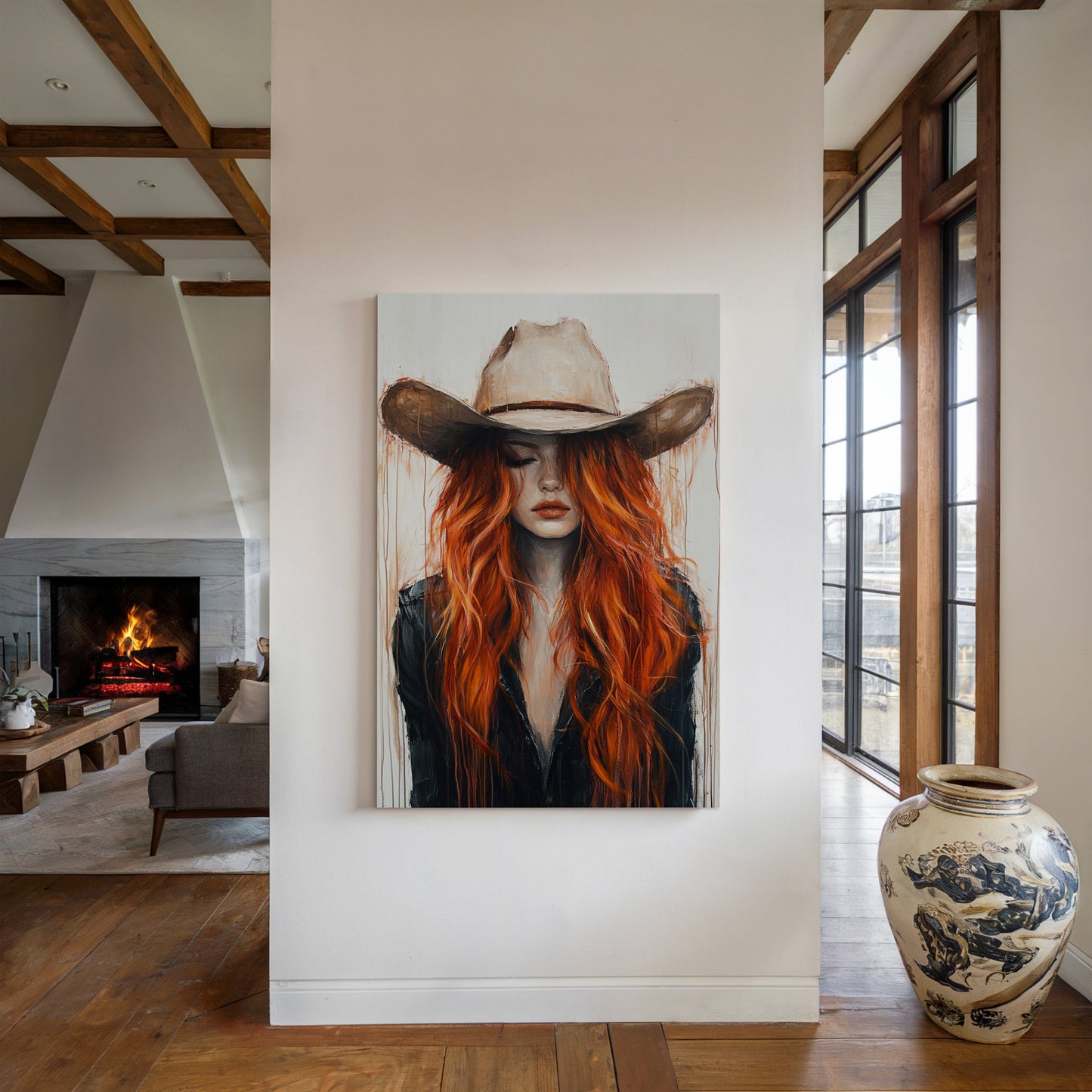 Cowgirl Ember – Rustic Elegance in Red