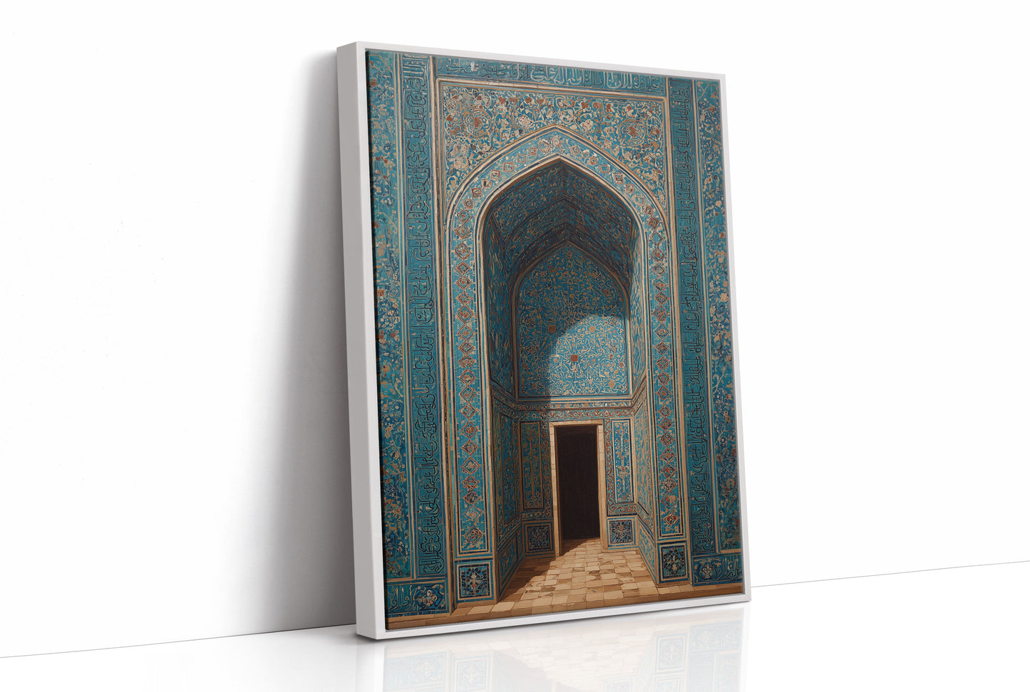 Turquoise Prayers Written In Gold