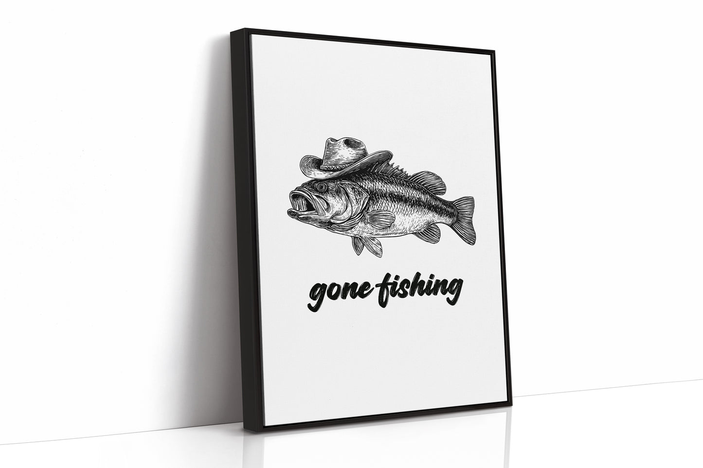 Gone Fishing Cowboy Bass