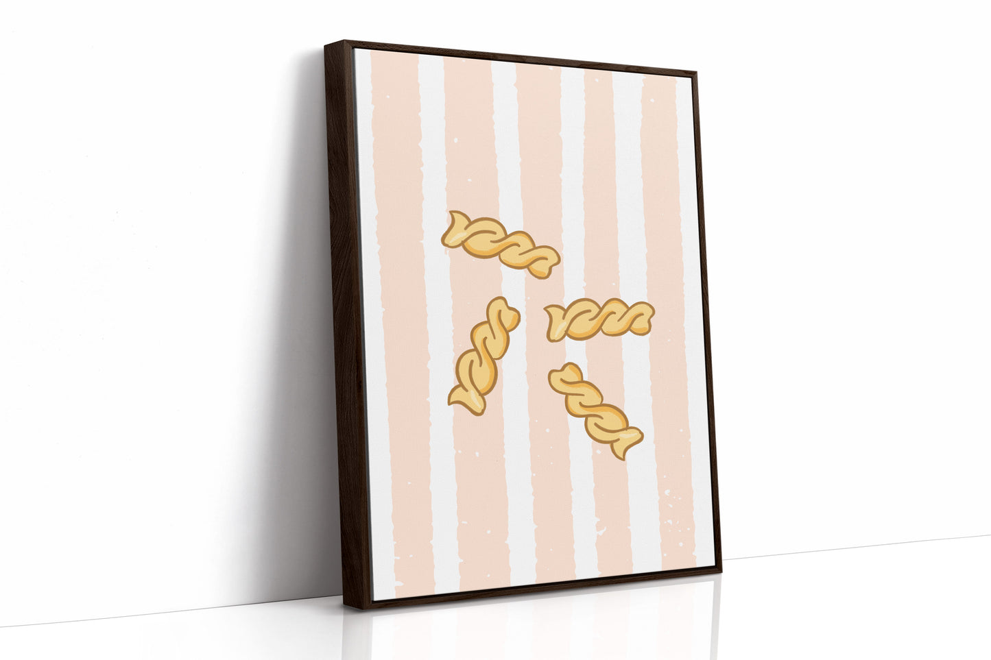 Pasta Dances Through Blush Stripes
