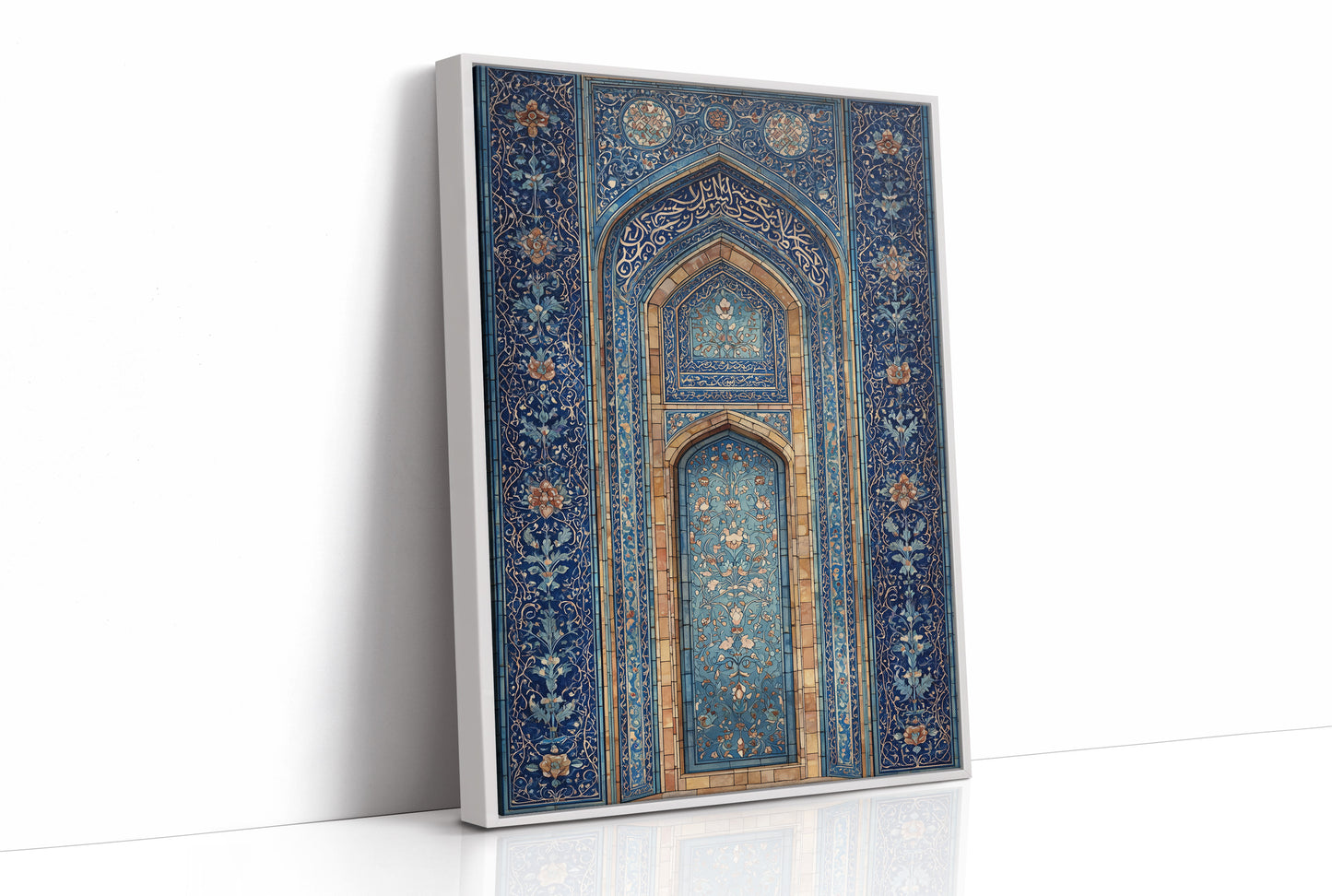 Blue Tiles Hold Ancient Prayers