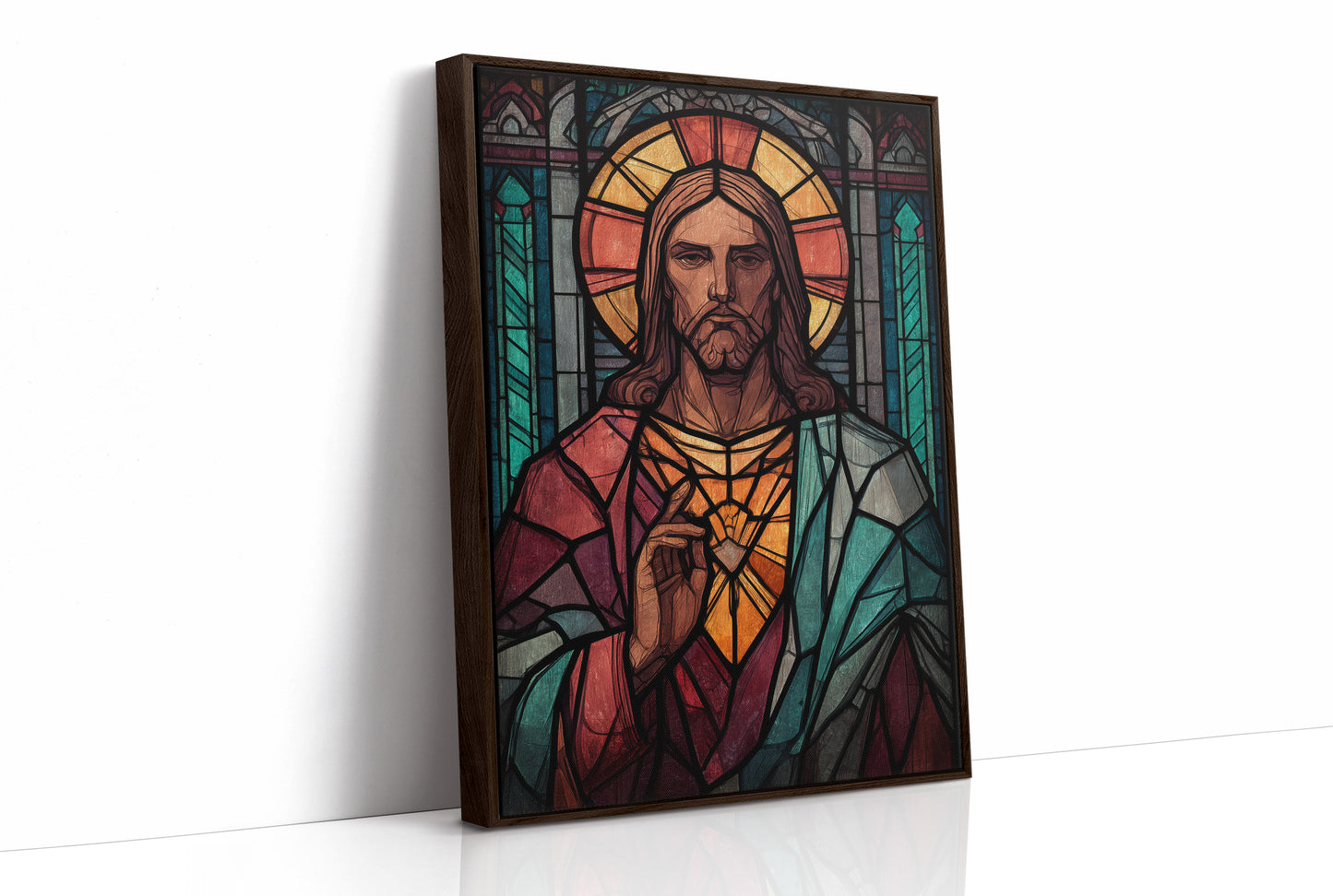 Sacred Light Through Fractured Glass