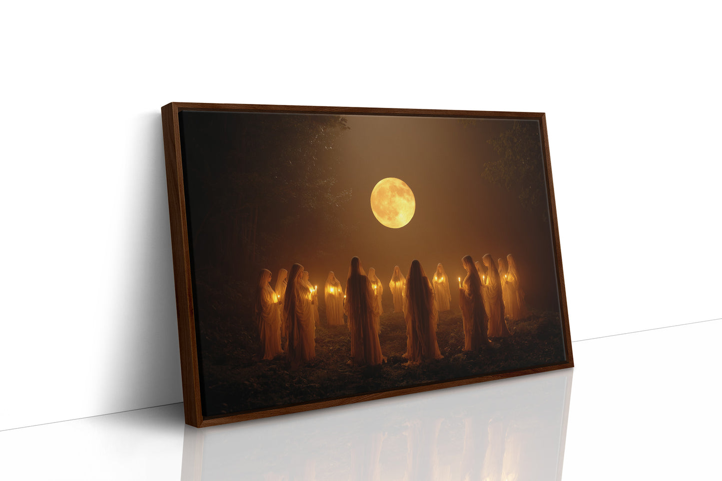 Ancient Circle Under Harvest Moon