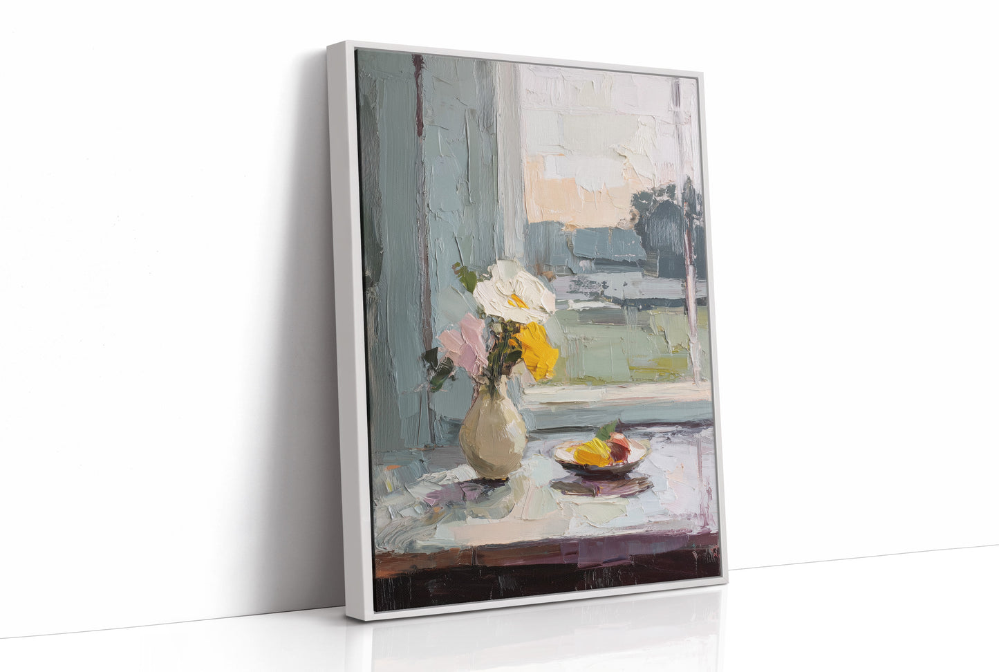 Morning Stillness On White Linen