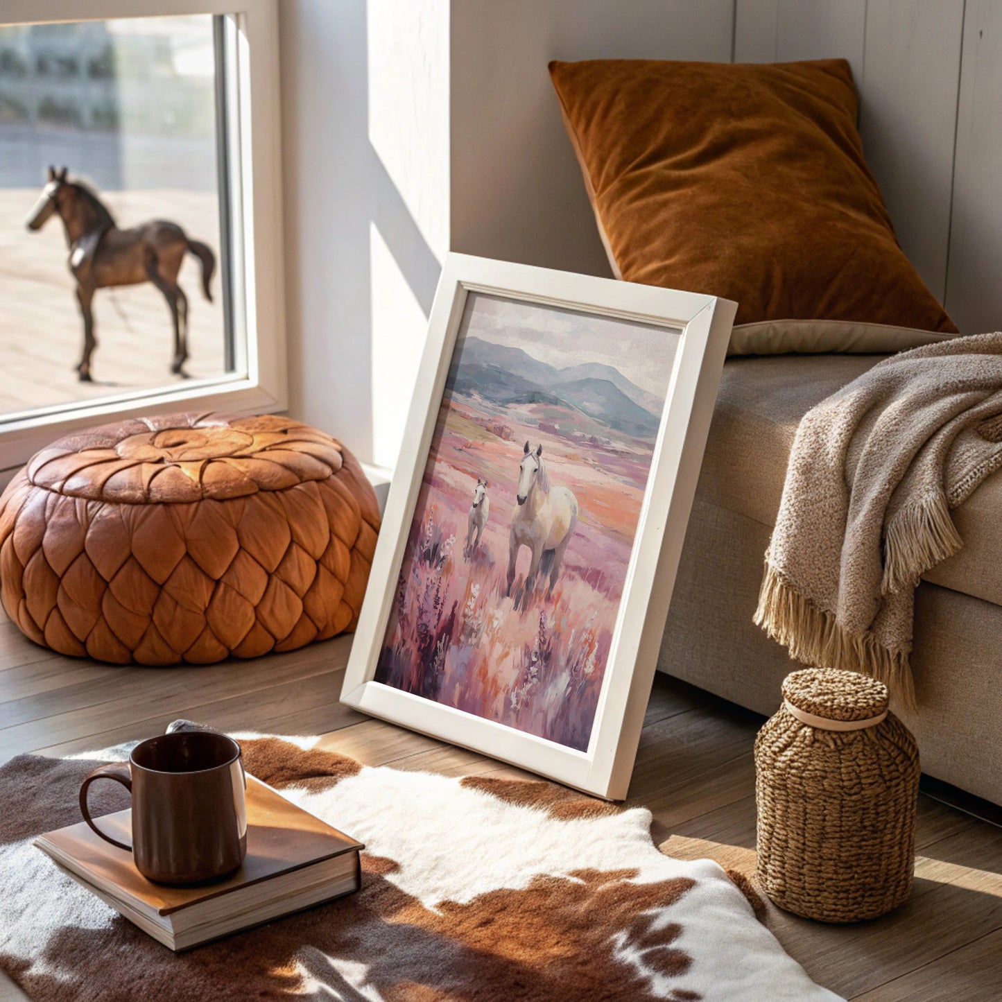 Wild Lavender Calls The Horses Home