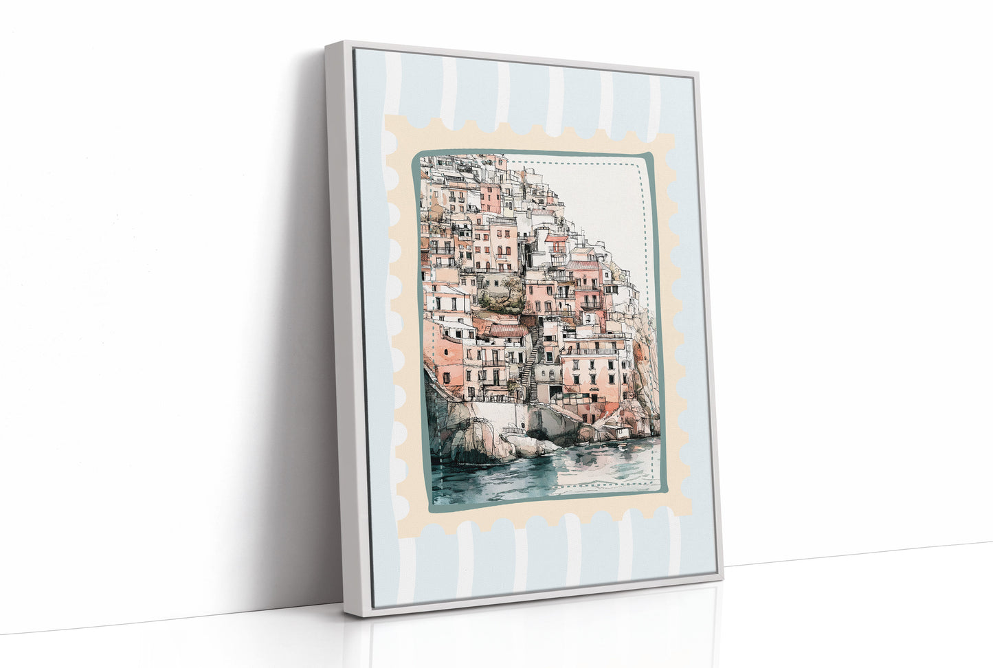Cliffside Village Stamp