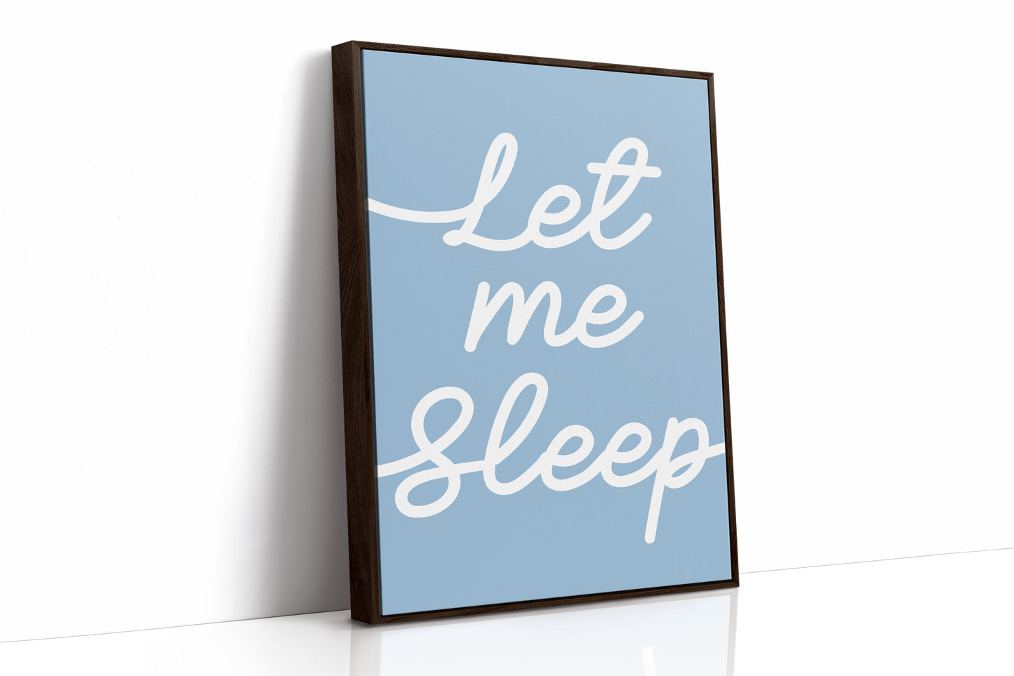 Soft Words Float Through Morning Blue