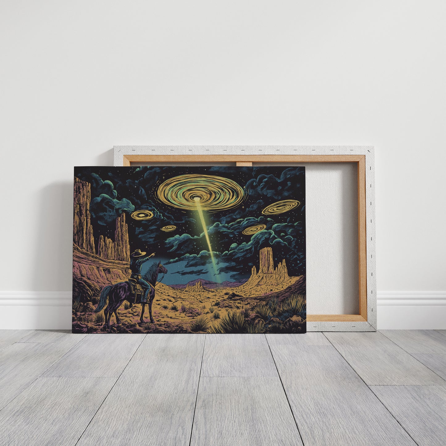 The Arrival Over Monument Valley