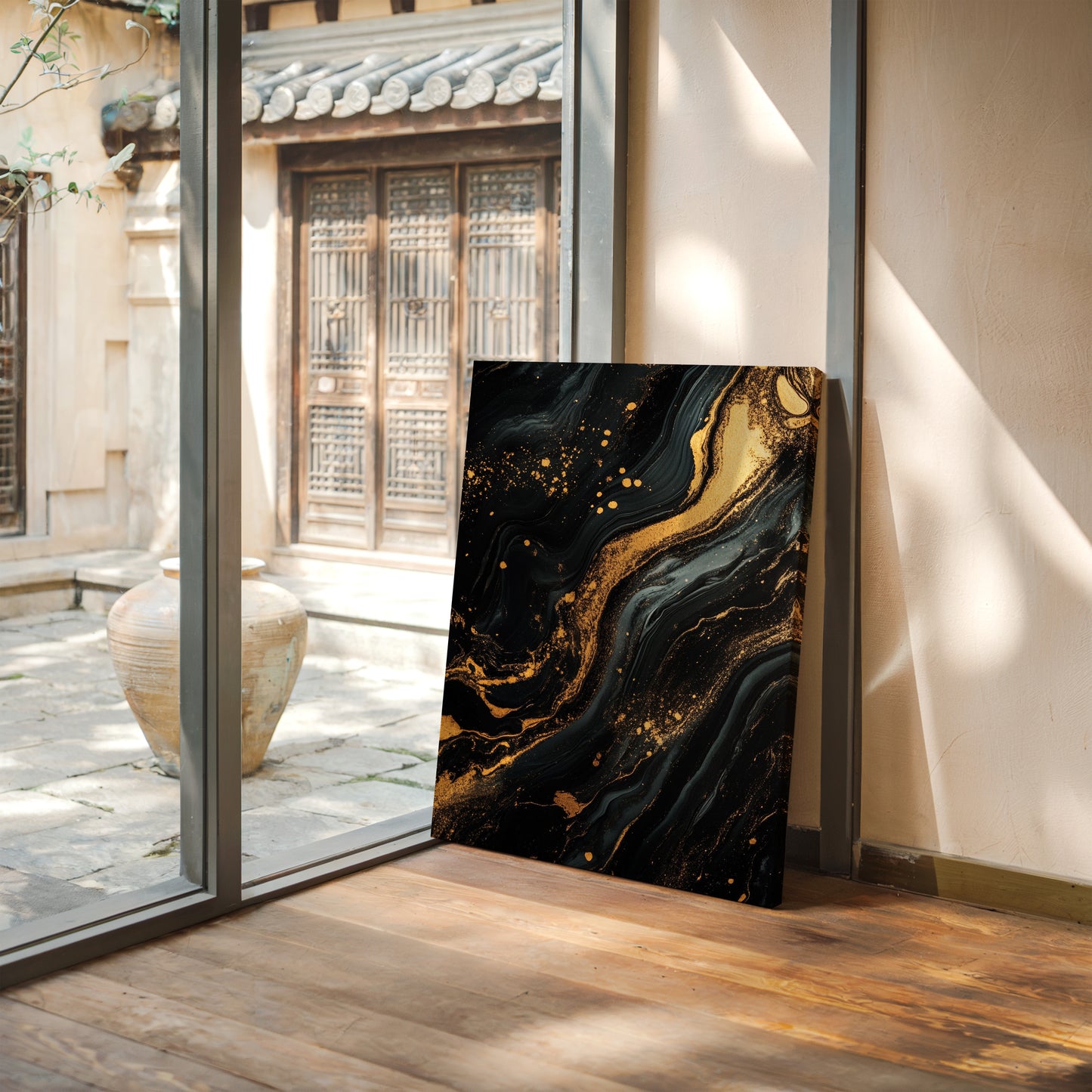 Obsidian Rush with Golden Sparks