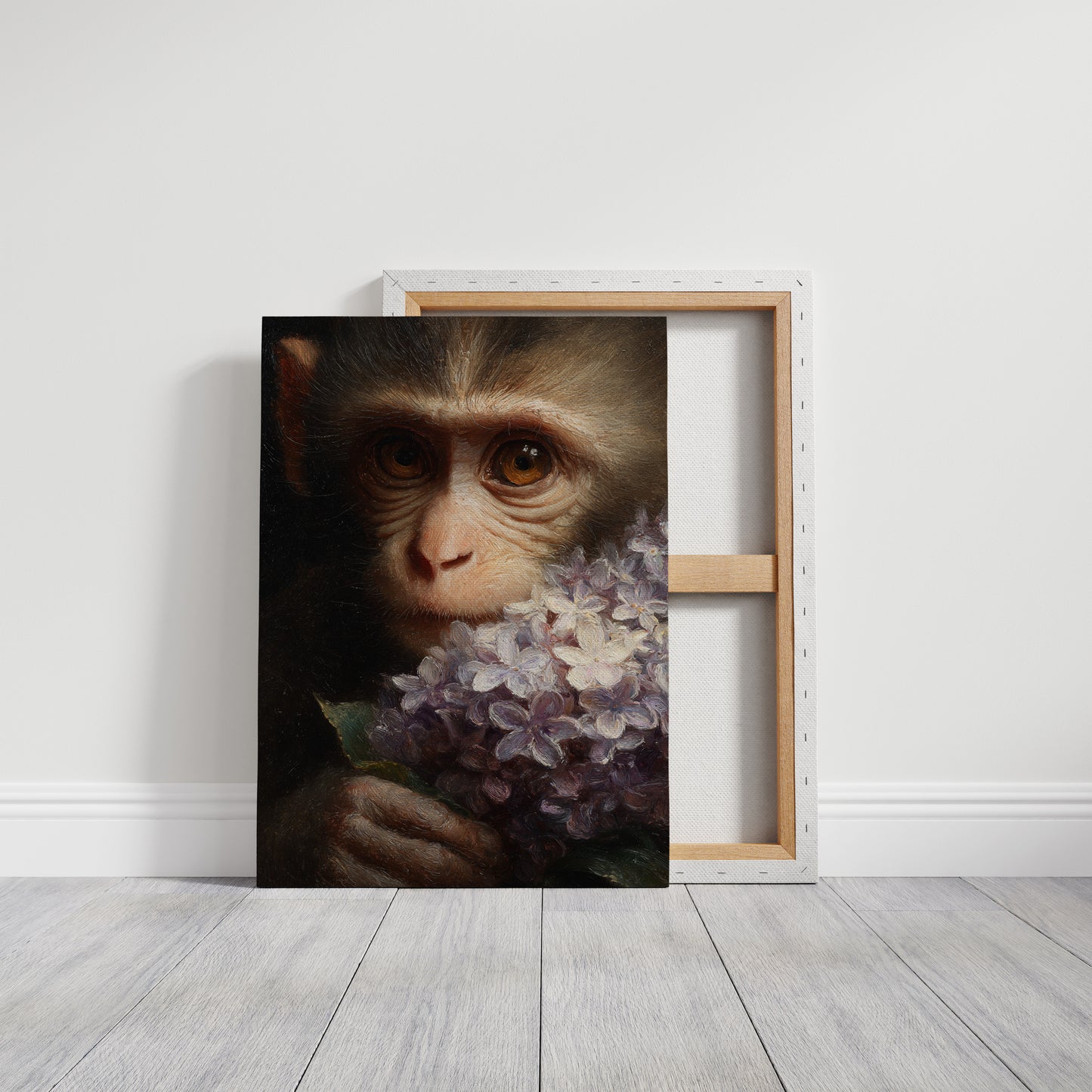 Innocence Cradled By Blooms