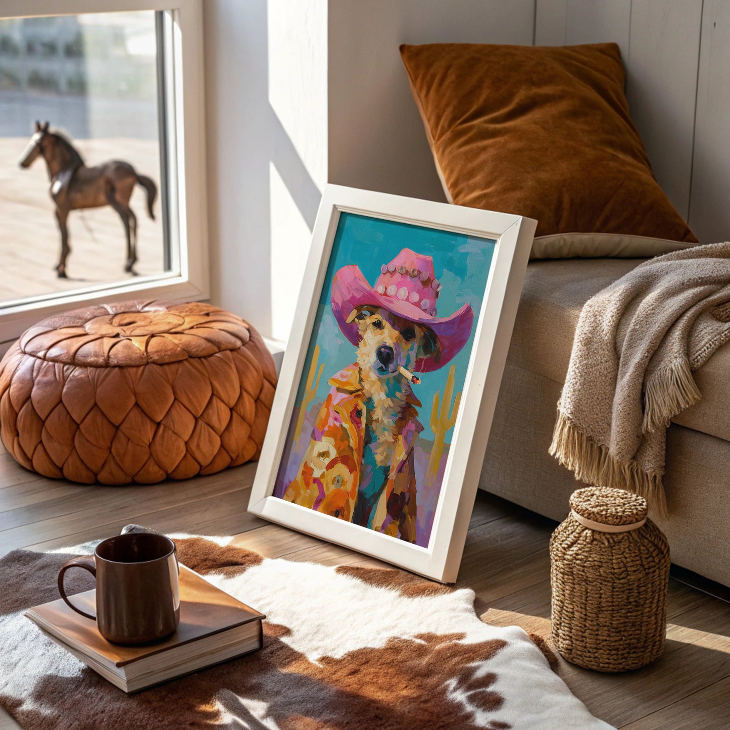 Desert Diva Wears Pink Stetson