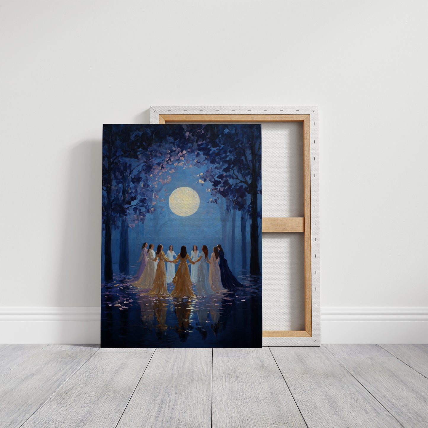 Moonlit Circle Of Ancient Ritual