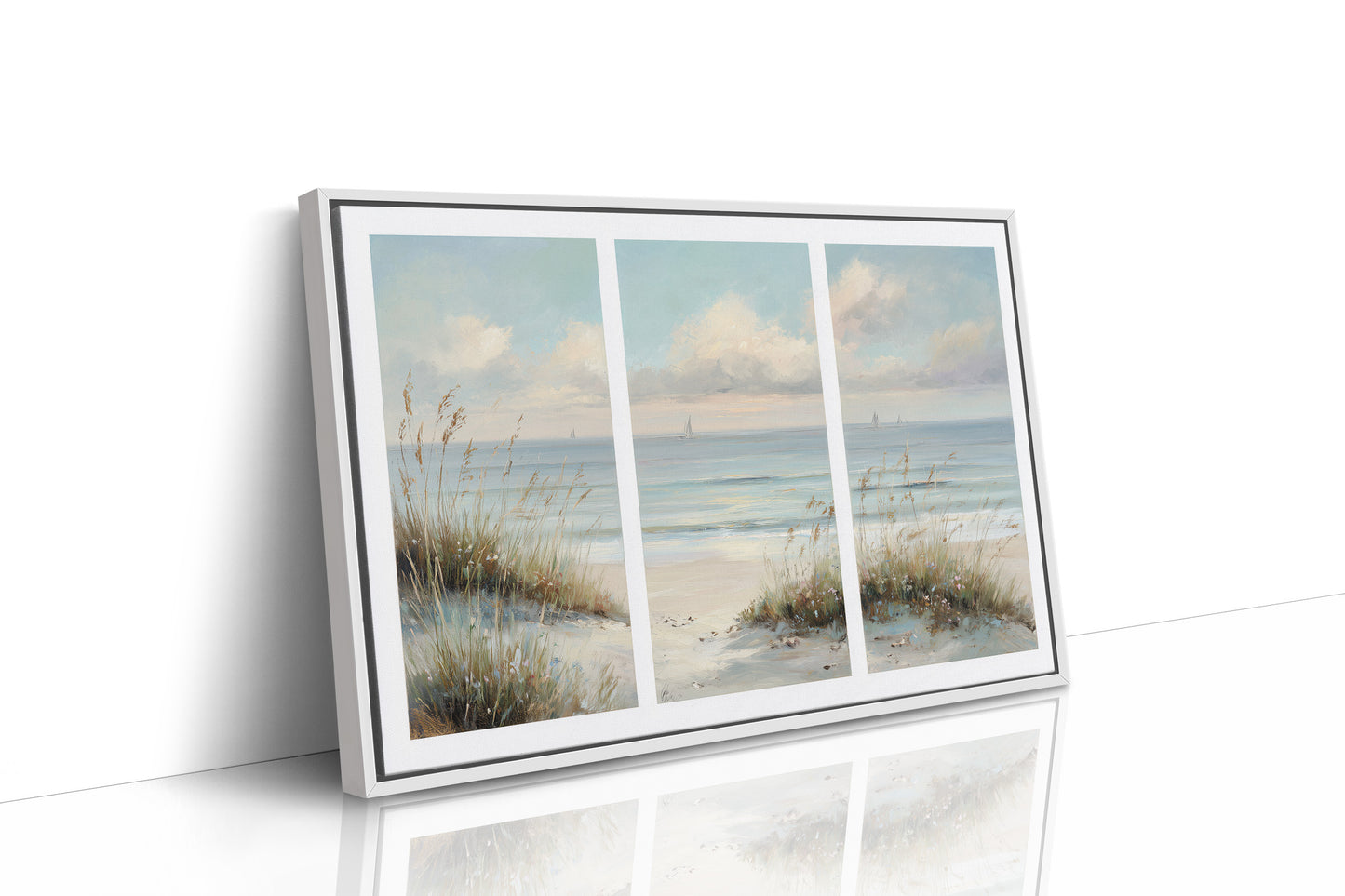 Where the Dunes Meet the Sea Triptych