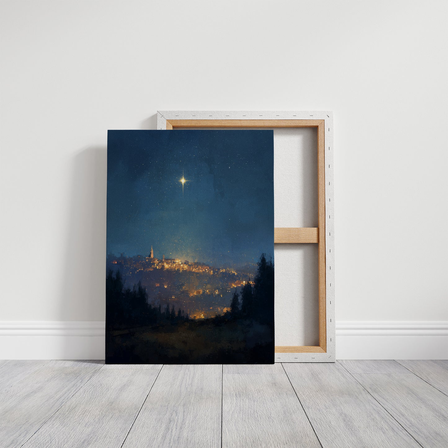 Celestial Beacon Illuminates Ancient Village
