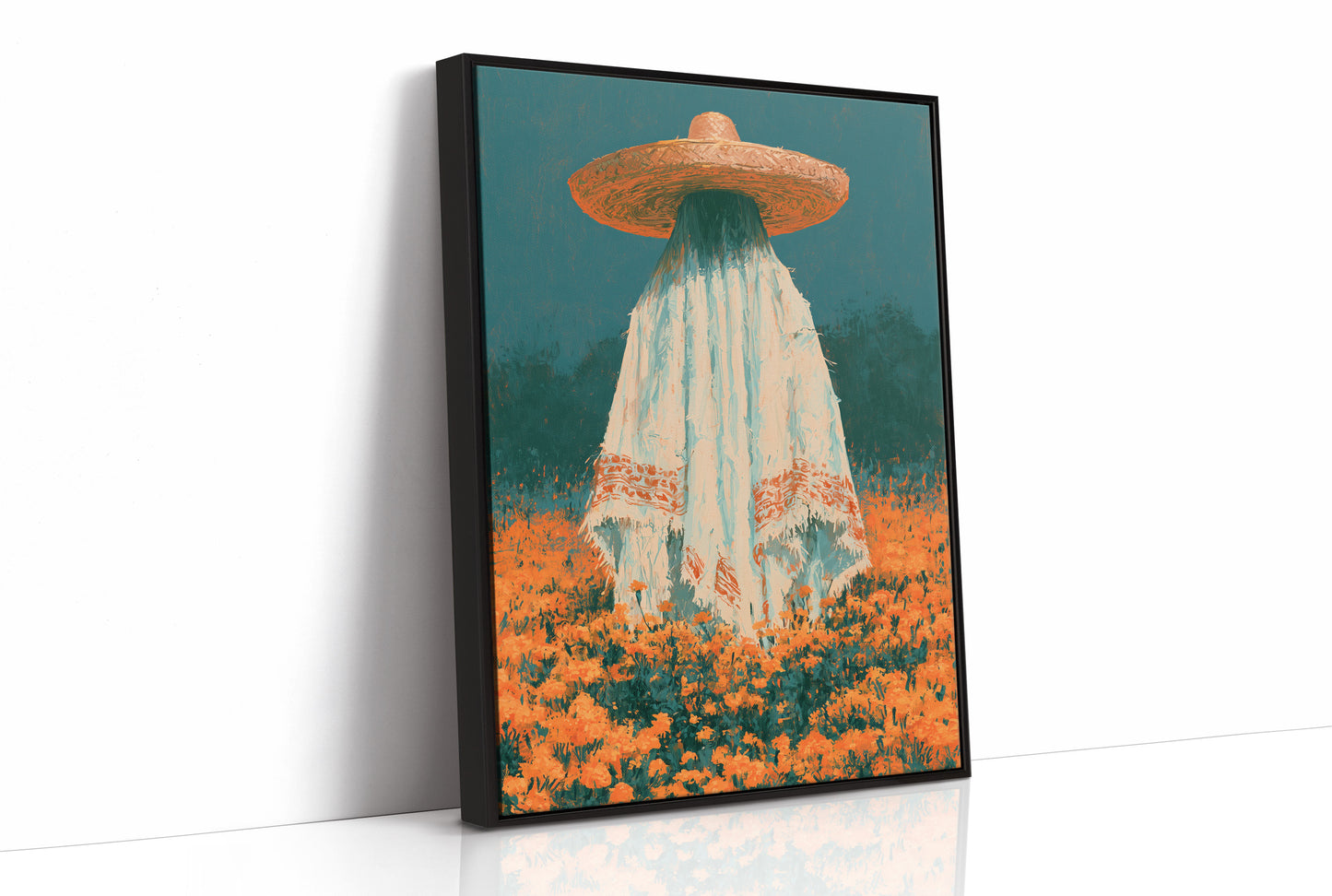 Figure in the Marigold Field