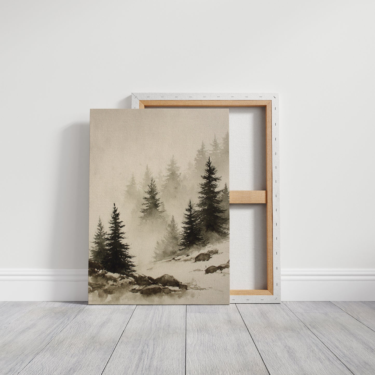 Mist Over Timeless Pines
