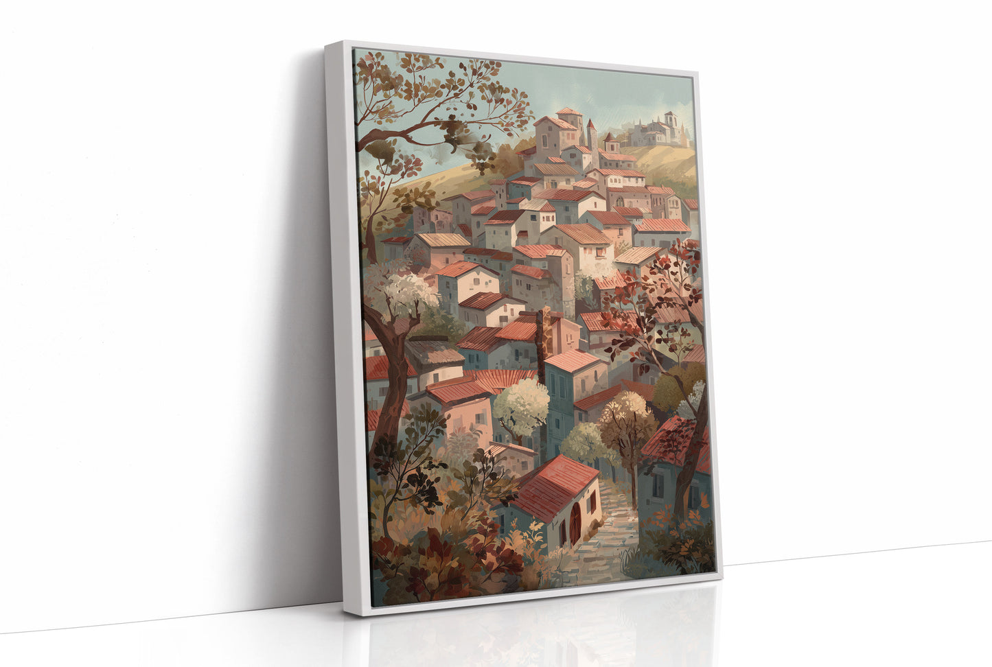 Terracotta Rooftops Climb The Hillside