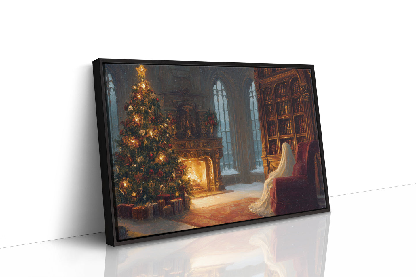 Silent Night In The Library Castle