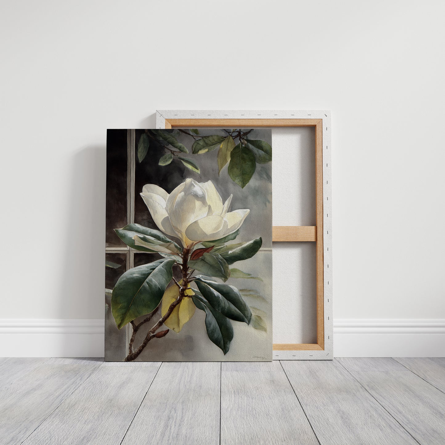 Petals Beneath the Window's Gaze