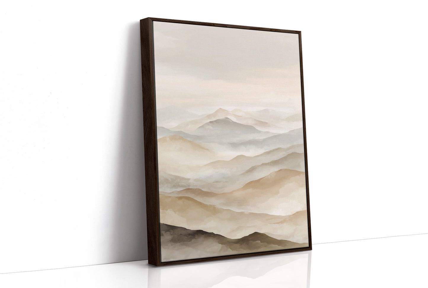 Peaks Float In Morning Mist