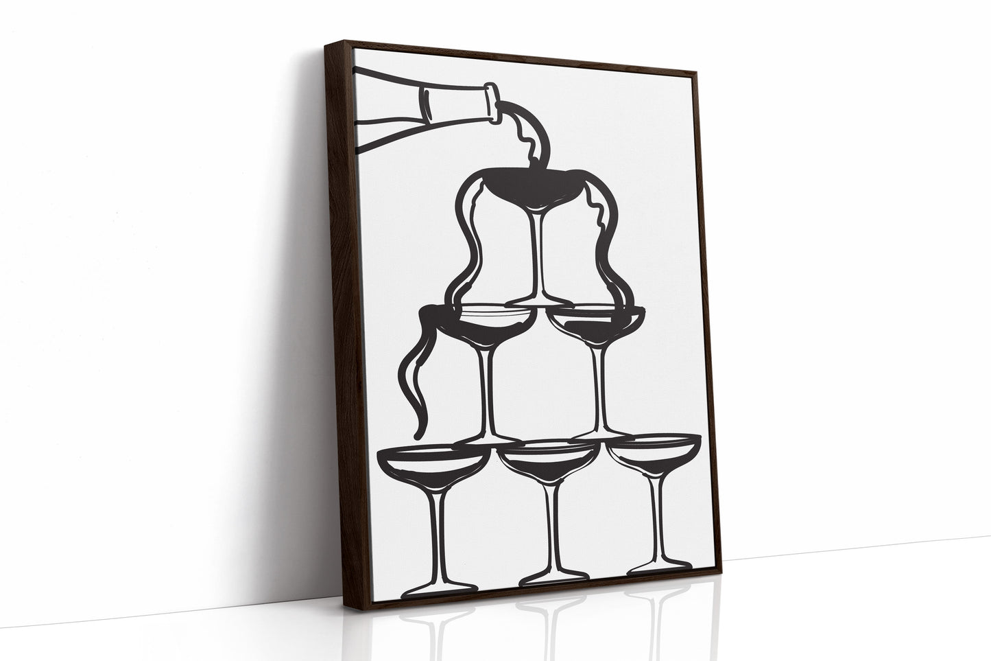 Champagne Towers Build Midnight Magic