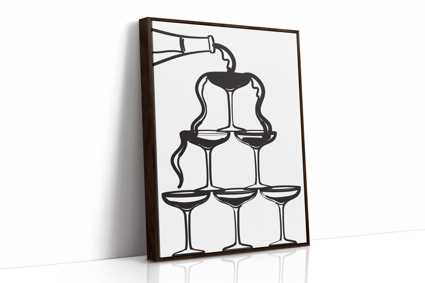 Champagne Towers Build Midnight Magic