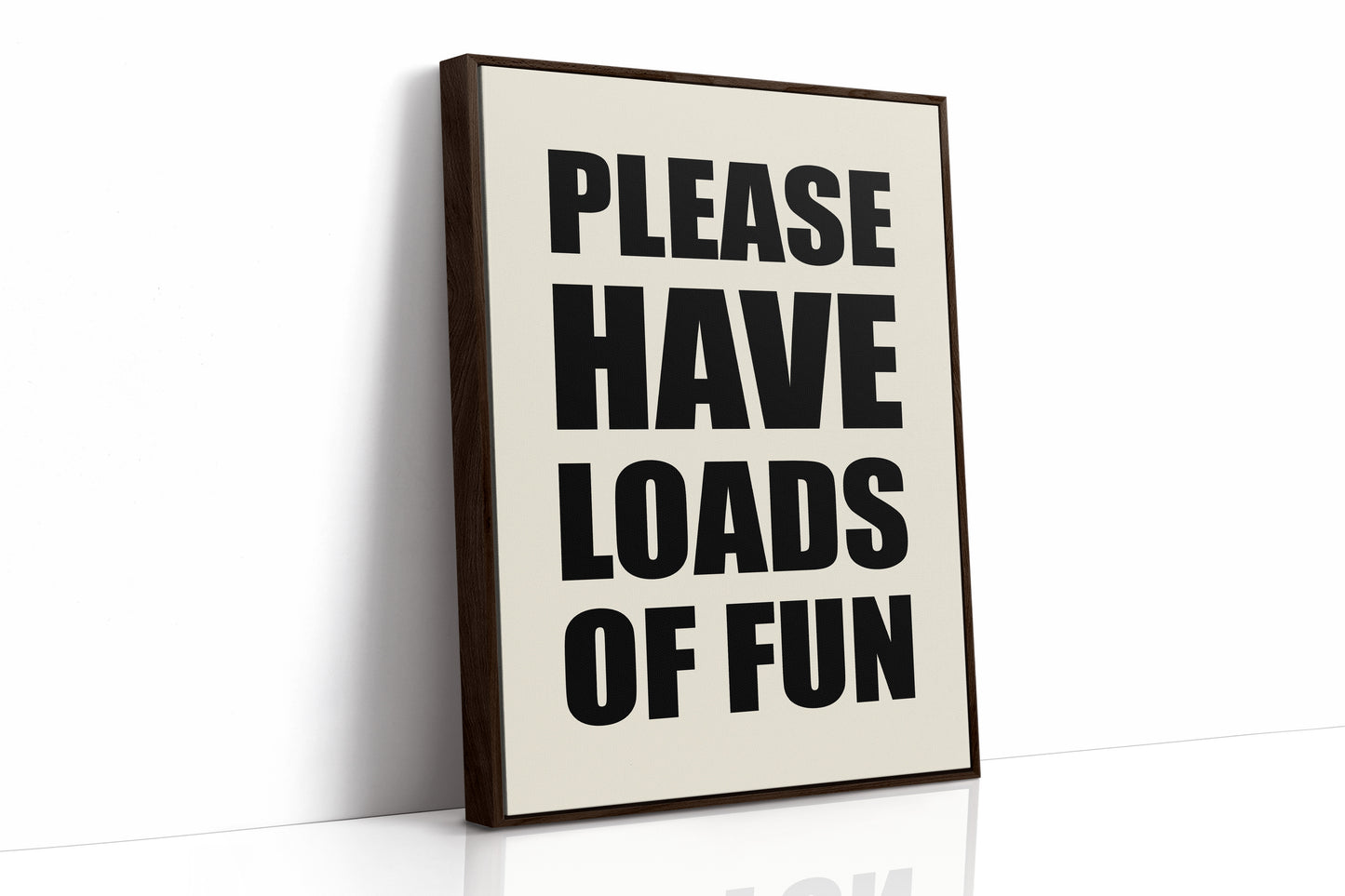 Bold Letters Make Polite Demands