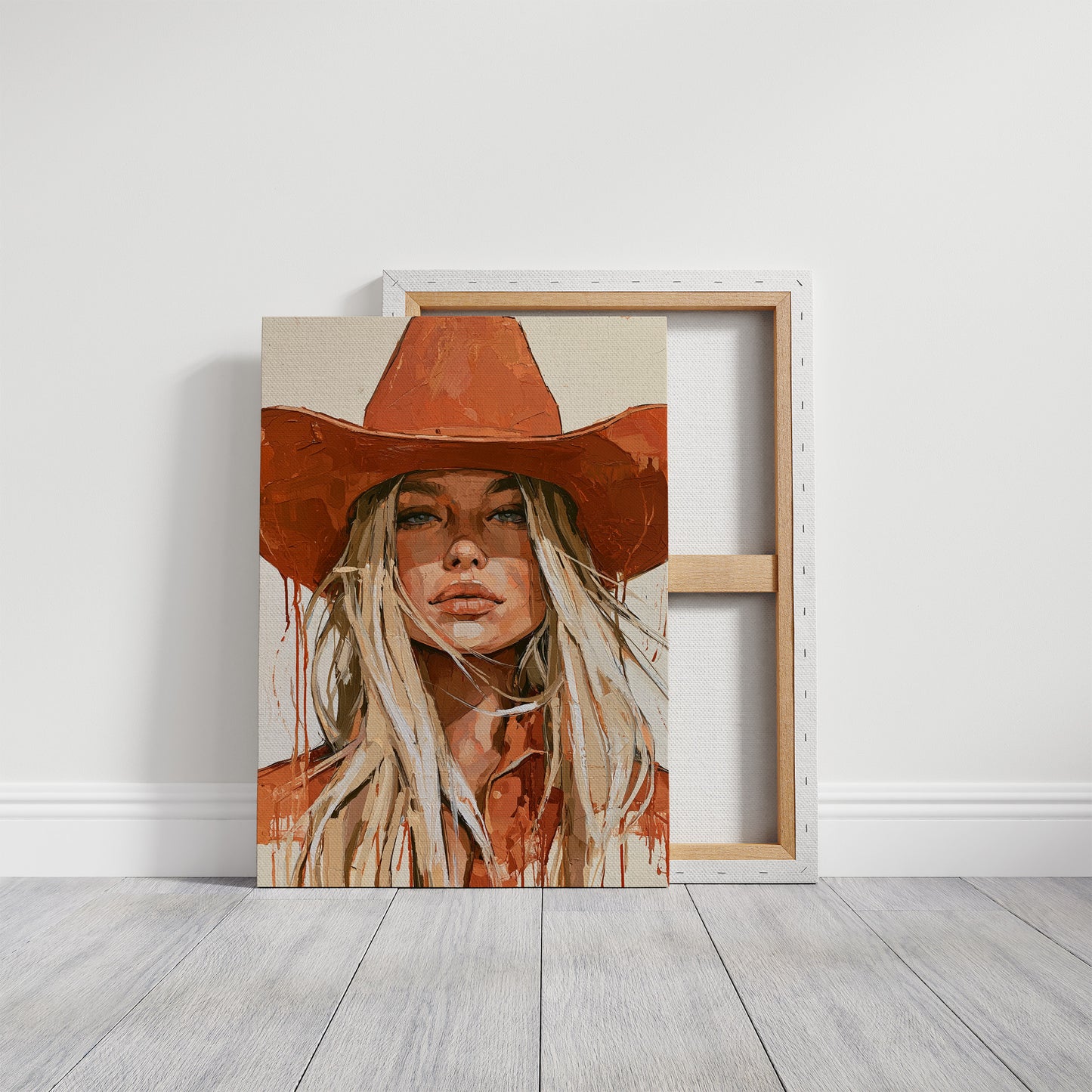 Rust Hat, Steady Gaze