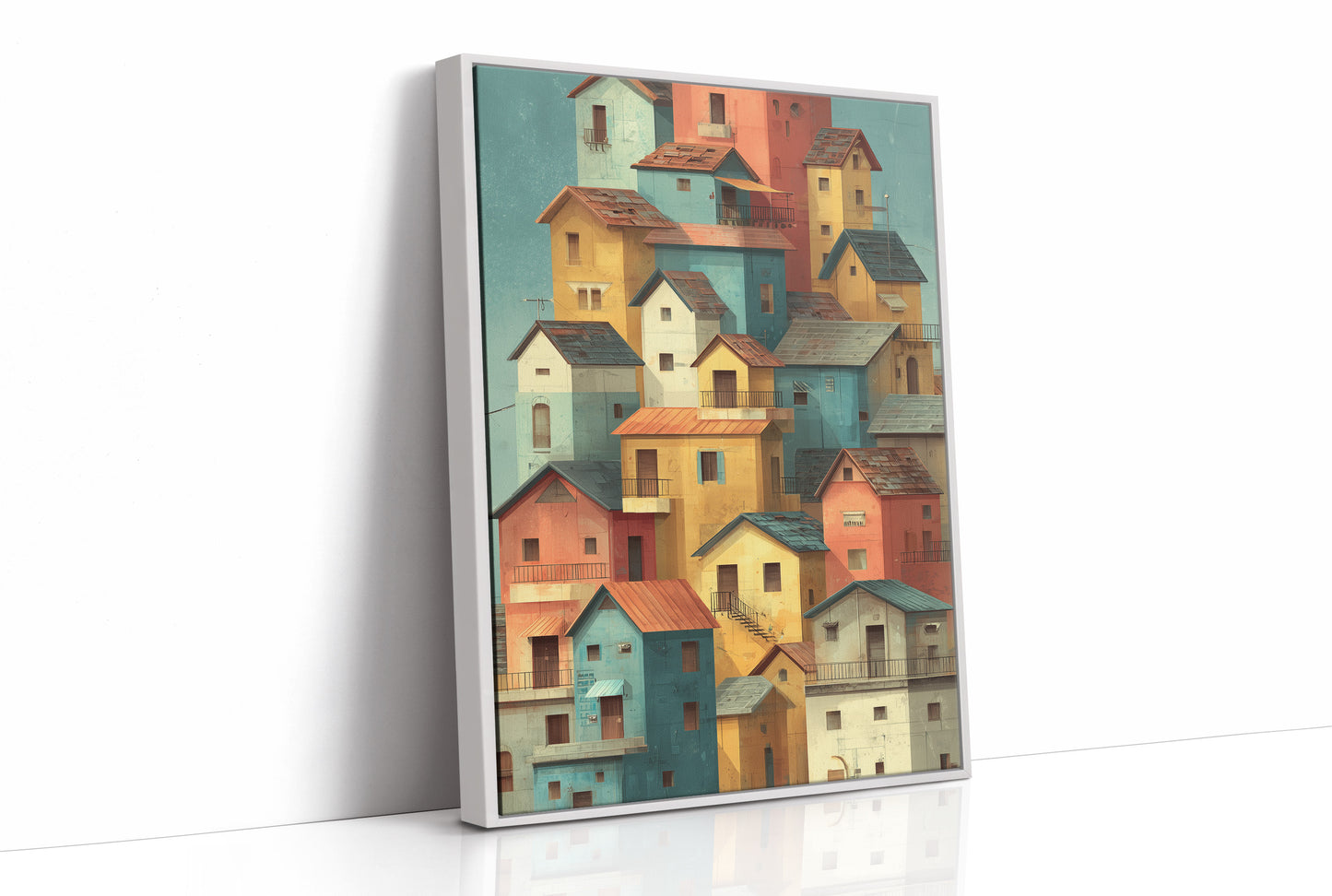 Stacked Stories In Coastal Colors