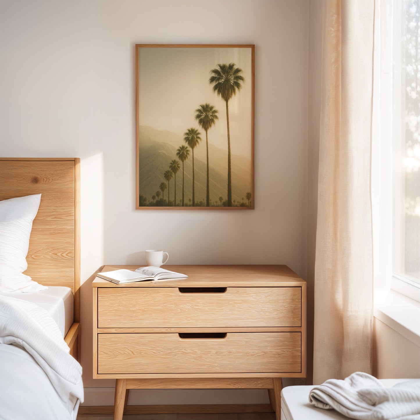 Desert Palms at Dusk