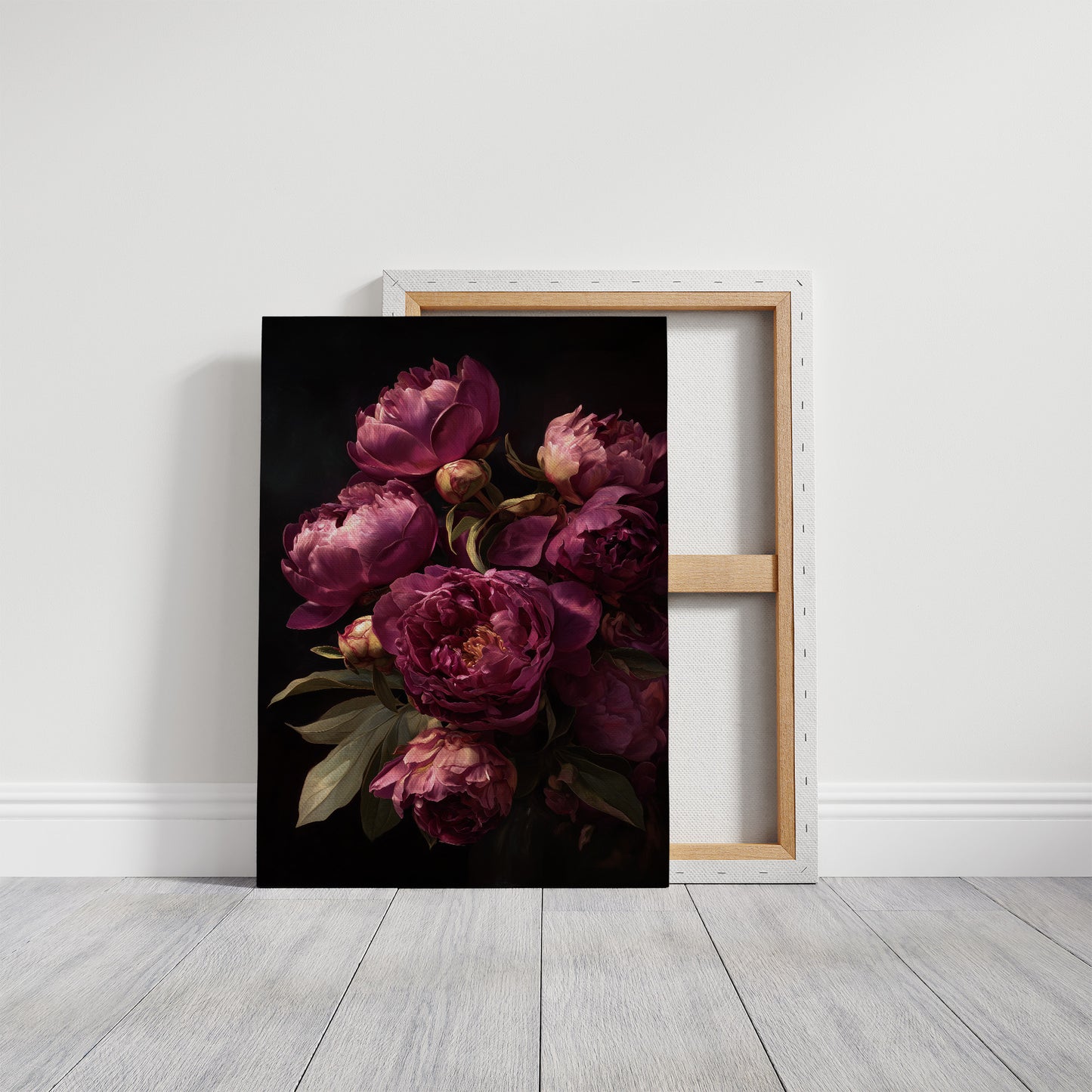 Velvet Blooms Against Midnight Walls