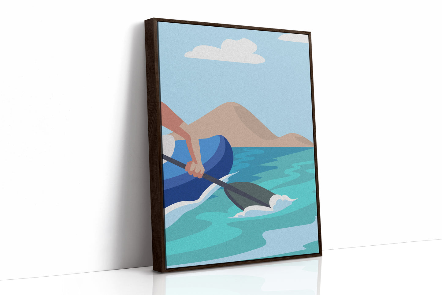 Paddle Through Mountain Lake Serenity