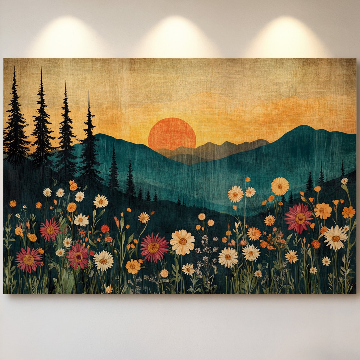 When the Wildflowers Watched the Sun Go Down