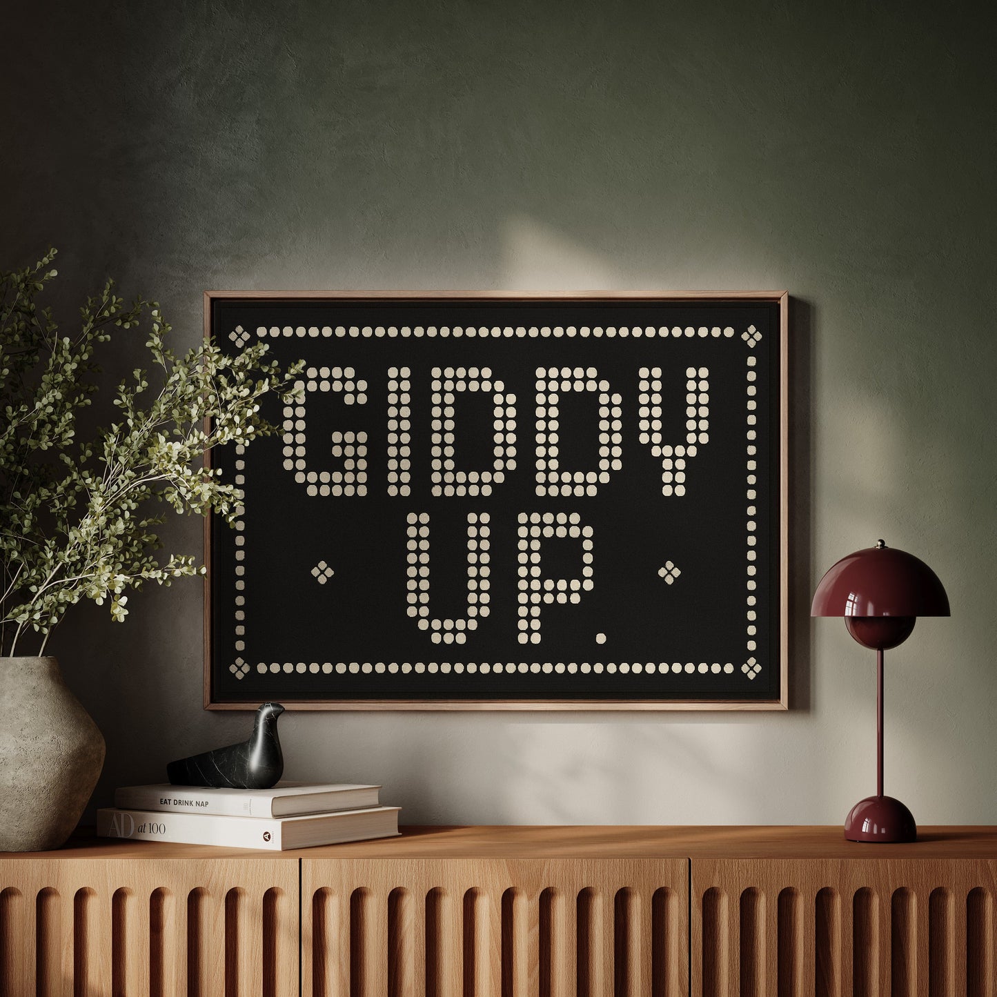 Giddy Up Western Typography