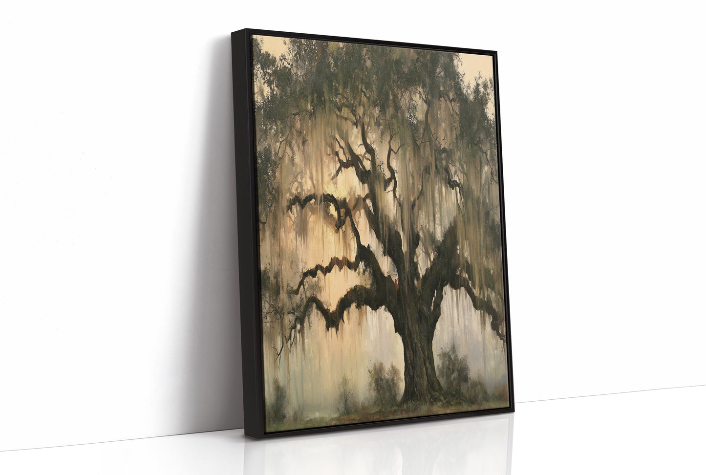 Live Oak Draped in Moss