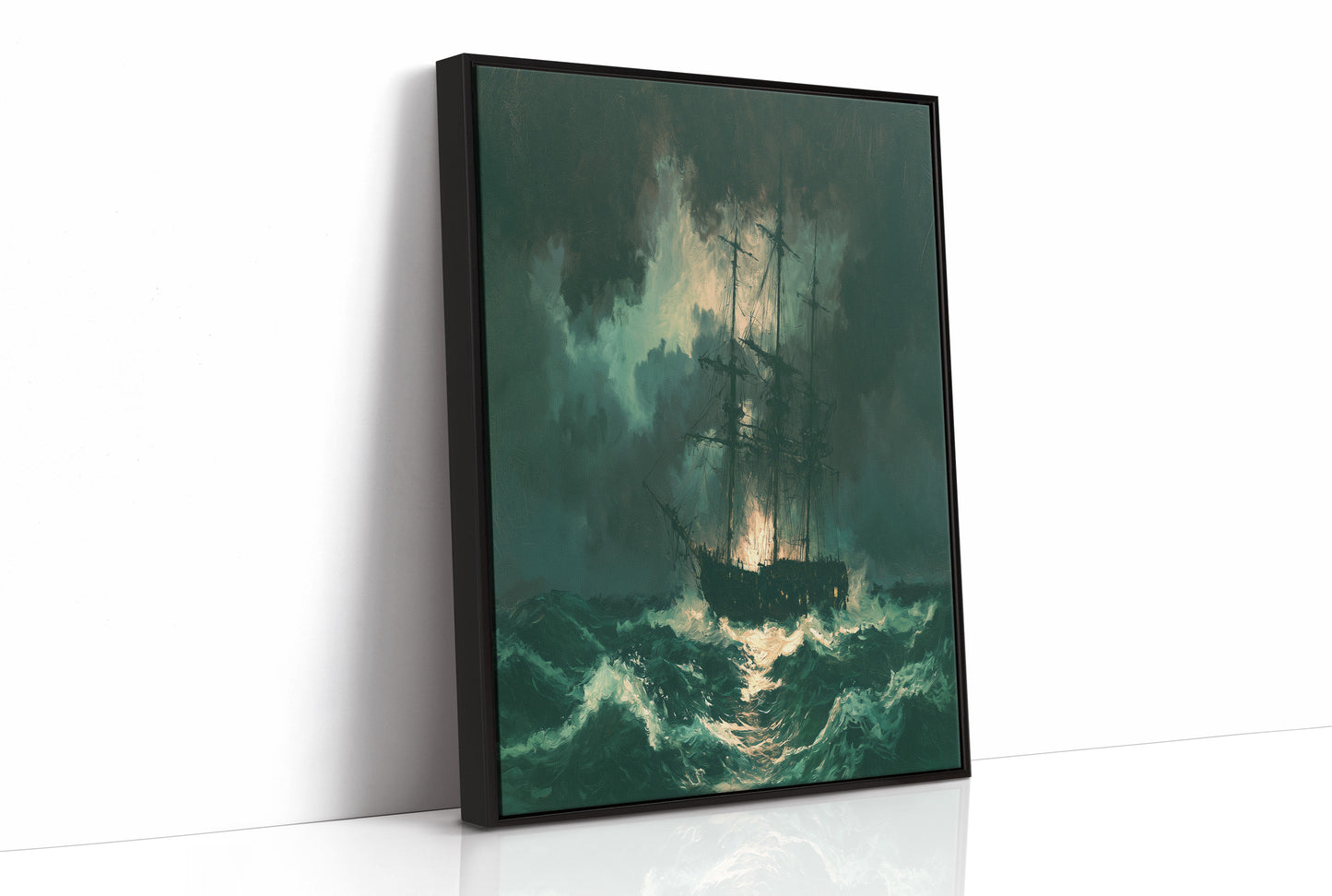 Emerald Storm at Sea