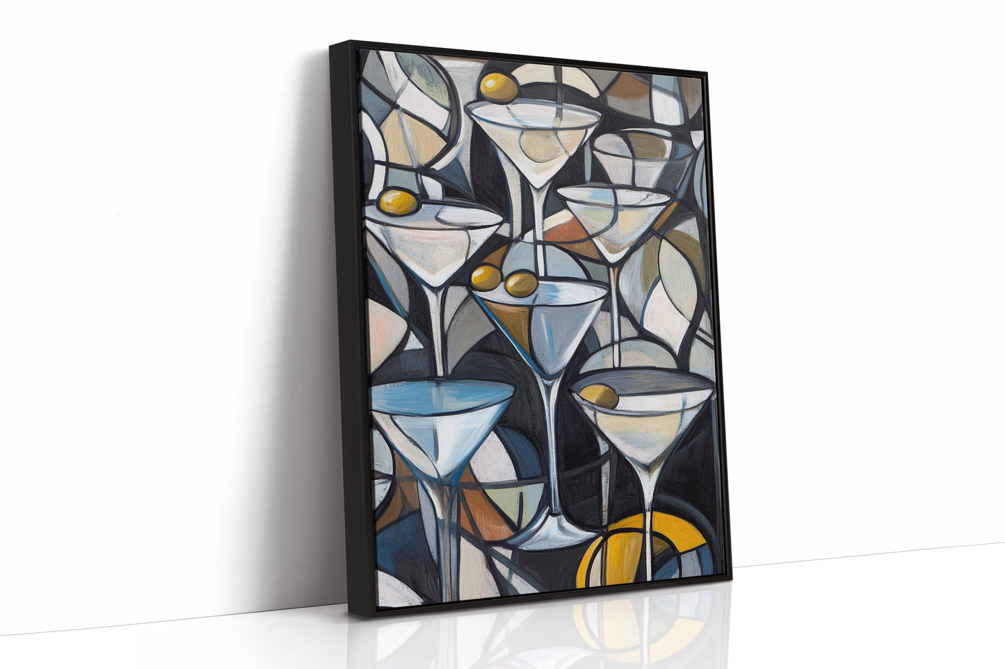 Martinis Dance In Cubist Night