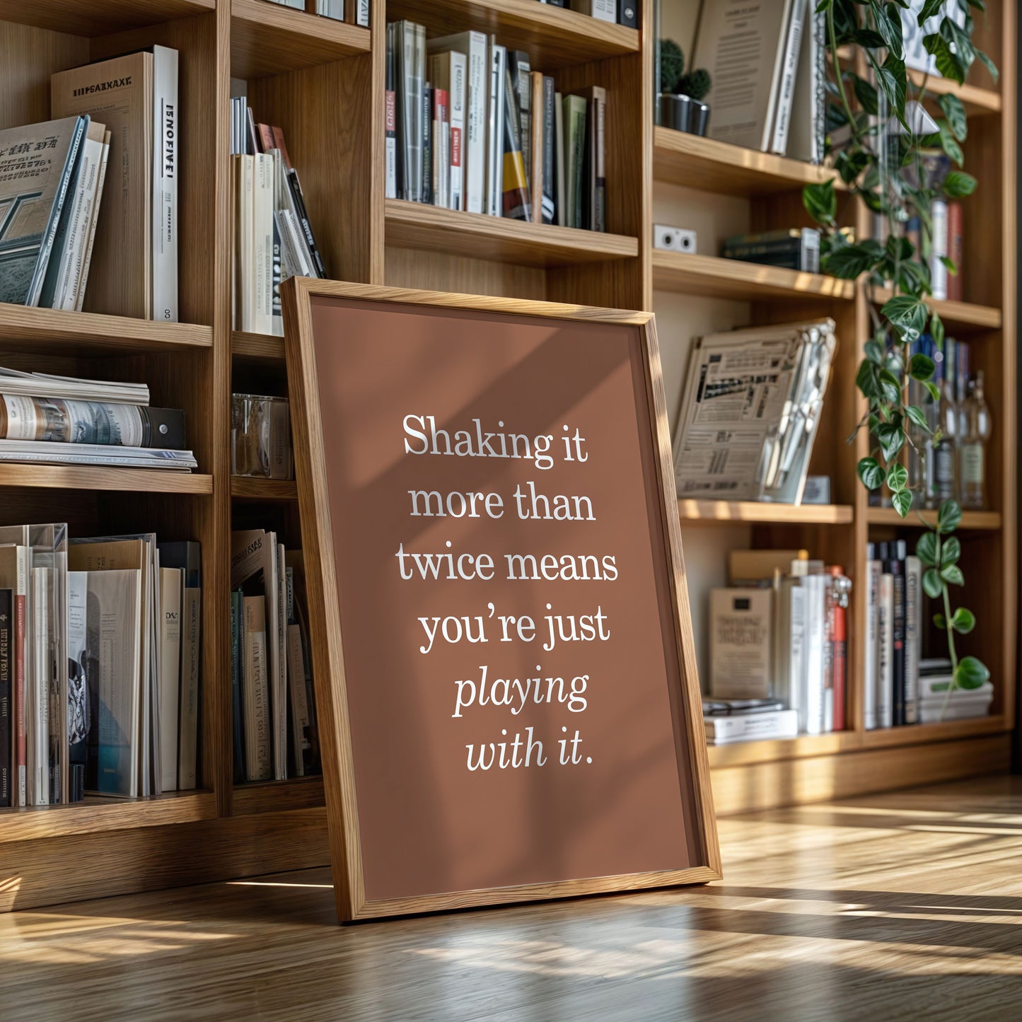 Playful Words Dance In Clay Light