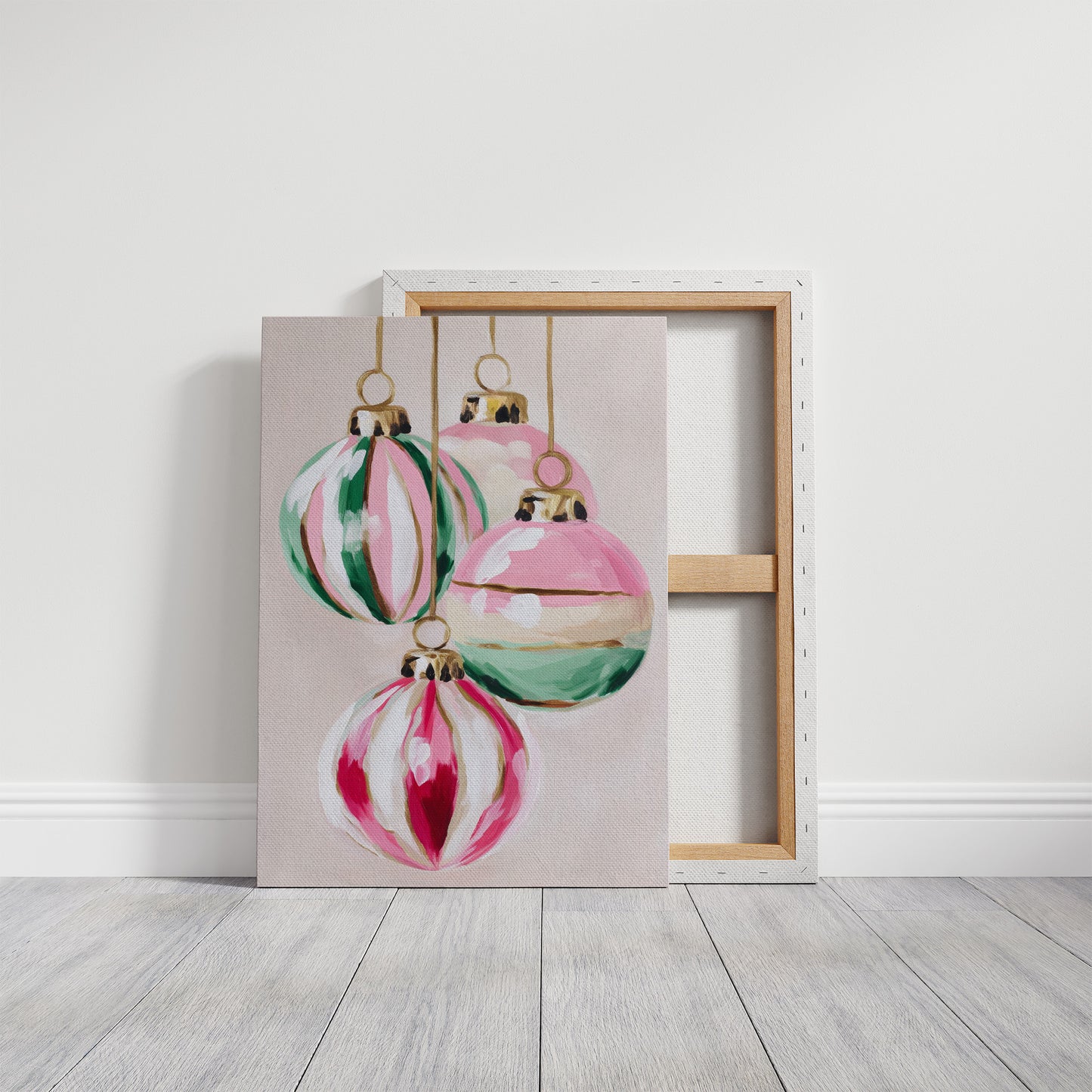 Pastel Ornaments Dancing in Light