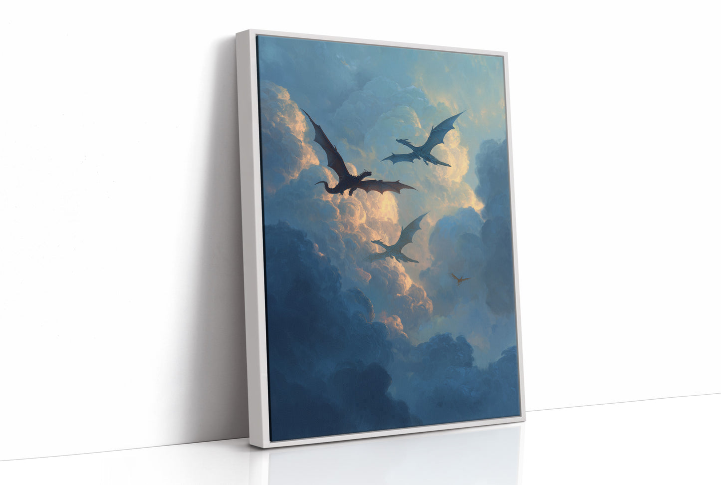 Dragons Soar Through Twilight Skies